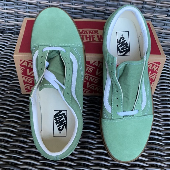 Vans Old Skool Gum Basil/True White MENS - Picture 13 of 16
